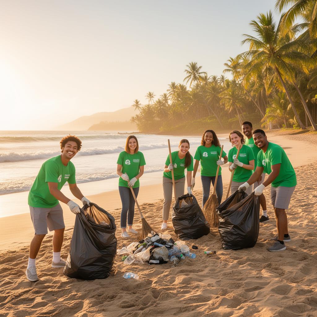 Beach clean-up